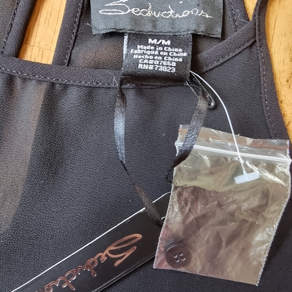 🌟2/$30 Sale!Mix & Match🌟 Seduction Sheer Lace Top NWT - Picture 6 of 7